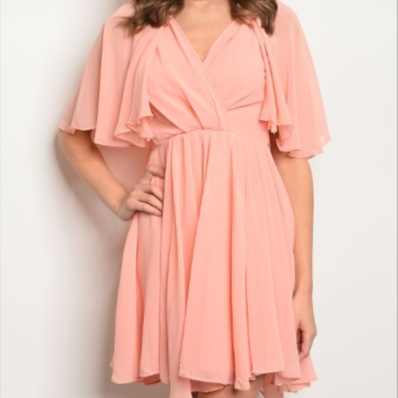 Dresses & Skirts - NWT Chiffon Open Back Asymmetrical Goddess Dress